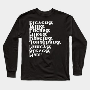 Strange Upside Down 80's Kids Long Sleeve T-Shirt